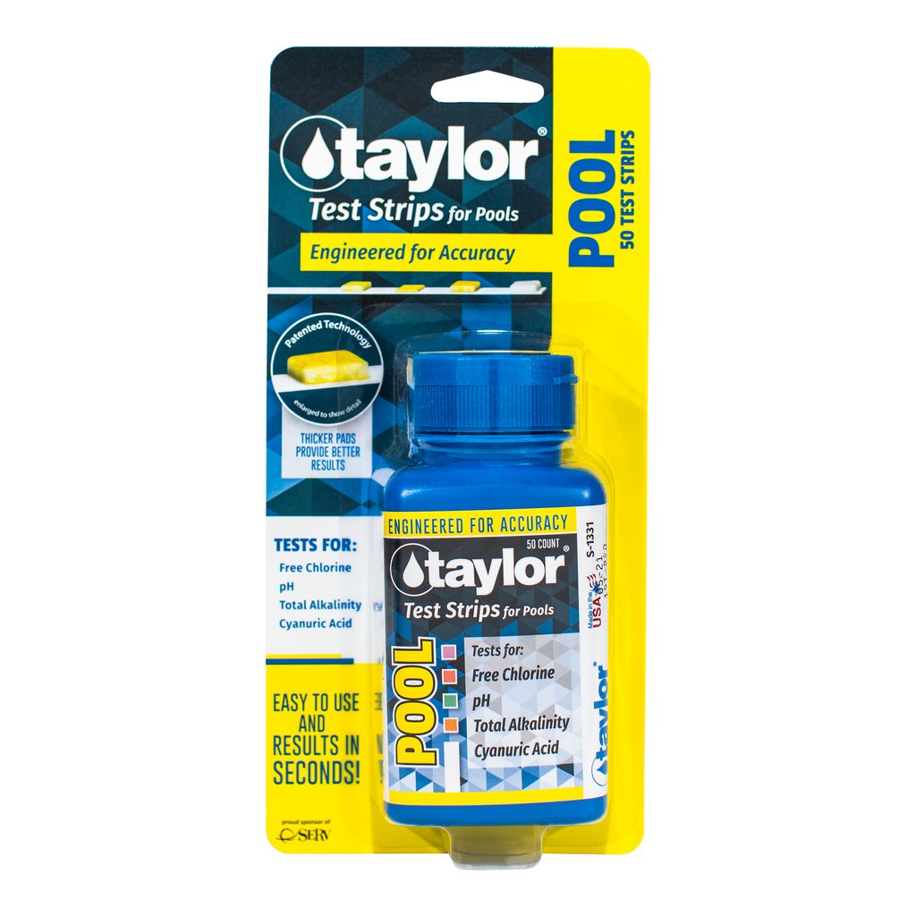 Taylor Pool Test Strips 50 count