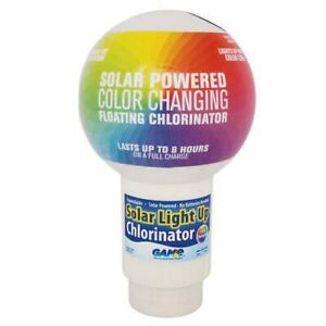 Solar Globe Color Changing Floating Chlorine Dispenser