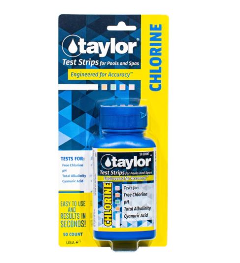 Taylor Chlorine Test Strips 50 count