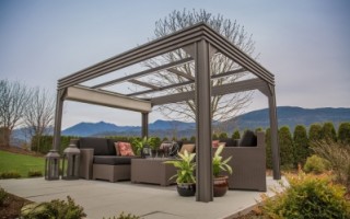 Hot Water Pools and Spas is an official Visscher Gazebo Dealer. We offer open air, semi and fully enclosed gazebos, and pergolas for Calgary